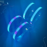 4 ROW RGB (single side) Wheel Lights Kit