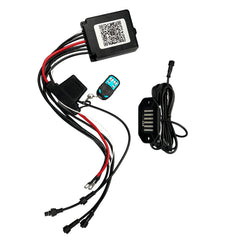 3 ROW WHITE (single side) Wheel Light Kit