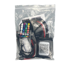 5 ROW WHITE (single side)Wheel Light Kit