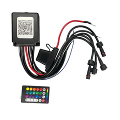 4 ROW RGBW (dual side) Wheel Lights Kit