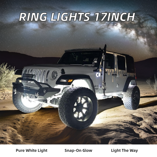 White Wheel Lights : Illuminate your rims. Unforgettable at first glance.