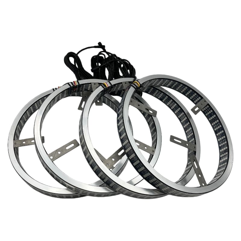 4 ROW RGB(dual side)Wheel Lights Kit