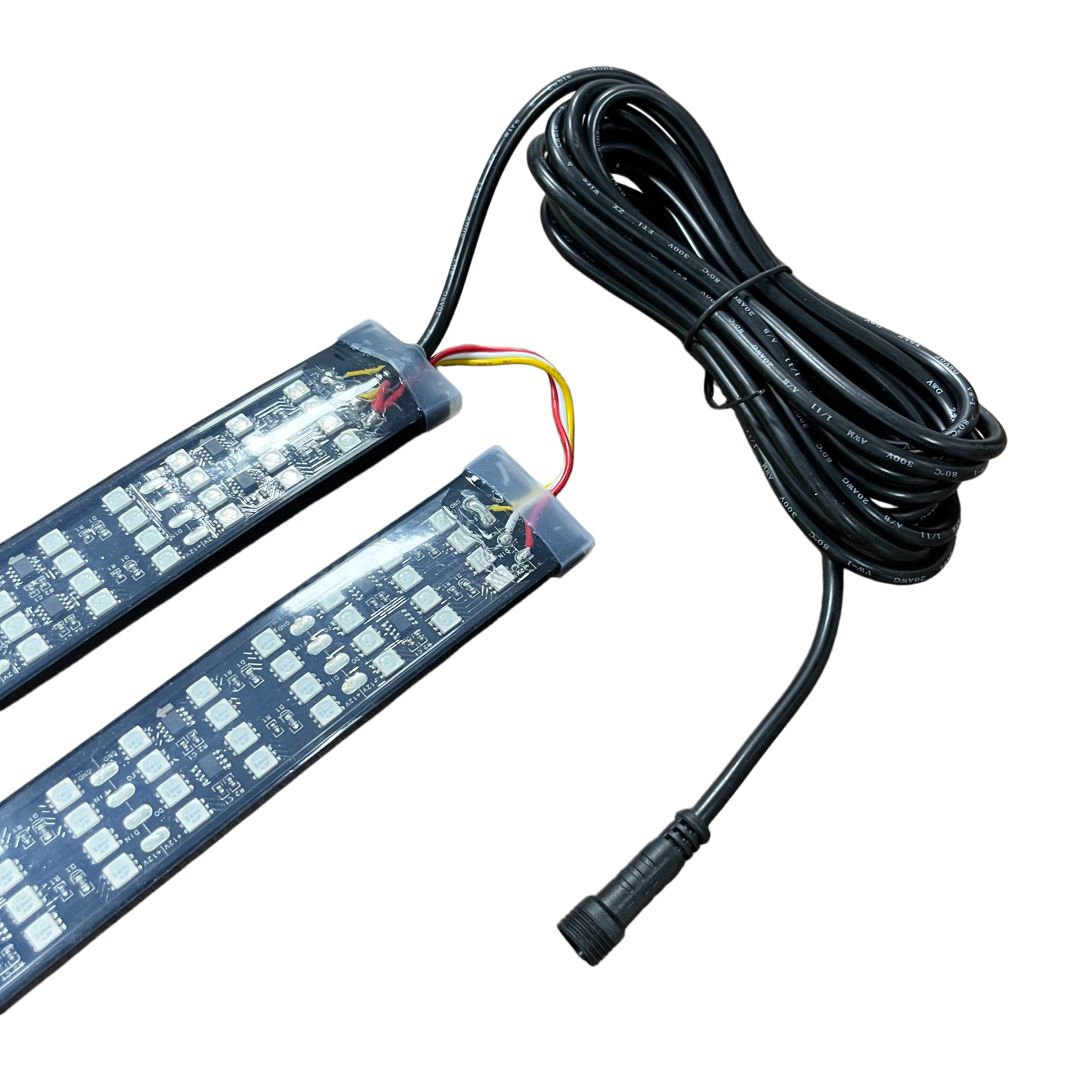 RGBW LED 4 Row Wheel Light Strip