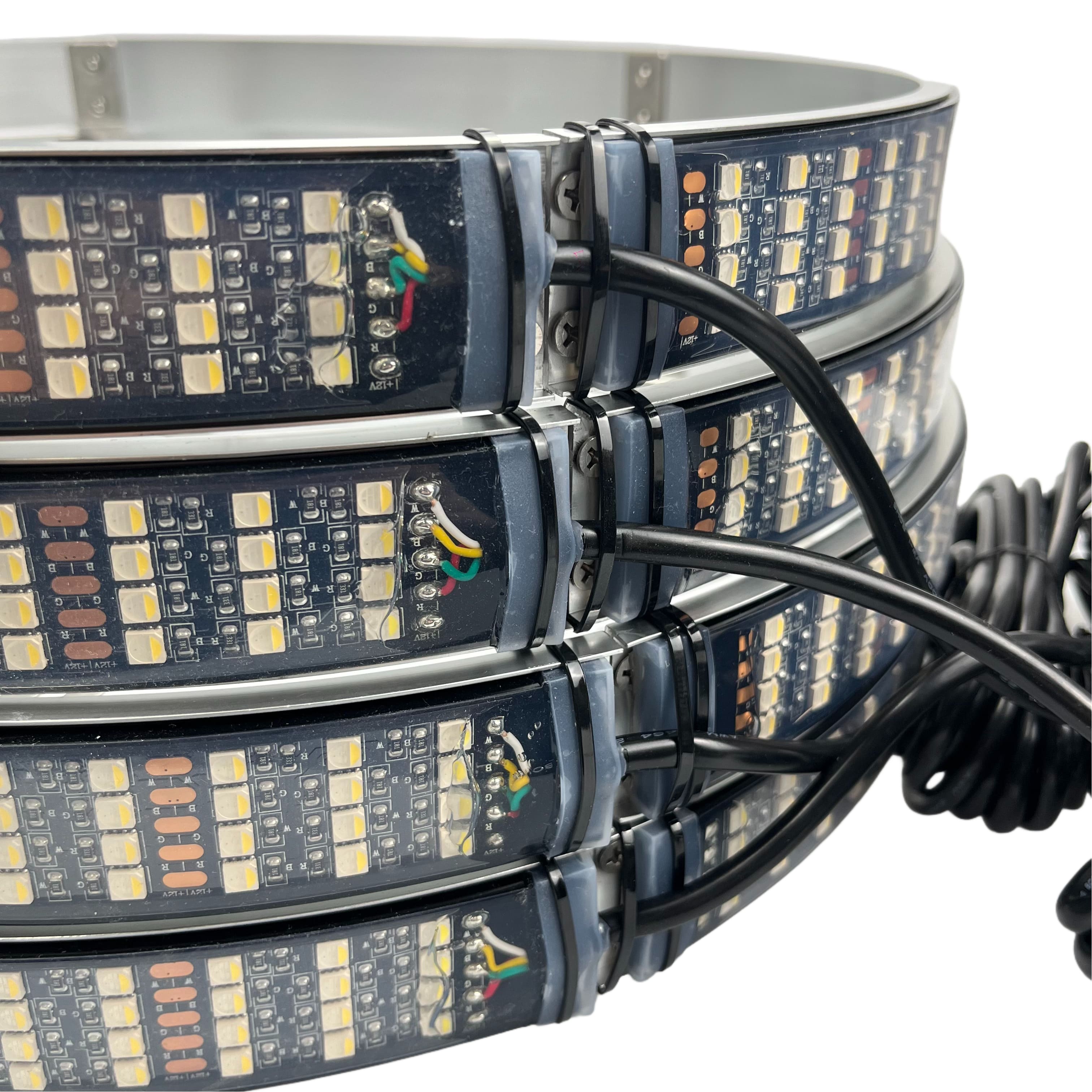 4 ROW RGBW (single side) wheel light kits