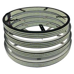 3 ROW WHITE (single side) Wheel Light Kit