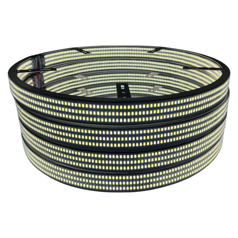 3 ROW WHITE (dual side) Wheel Light Kit